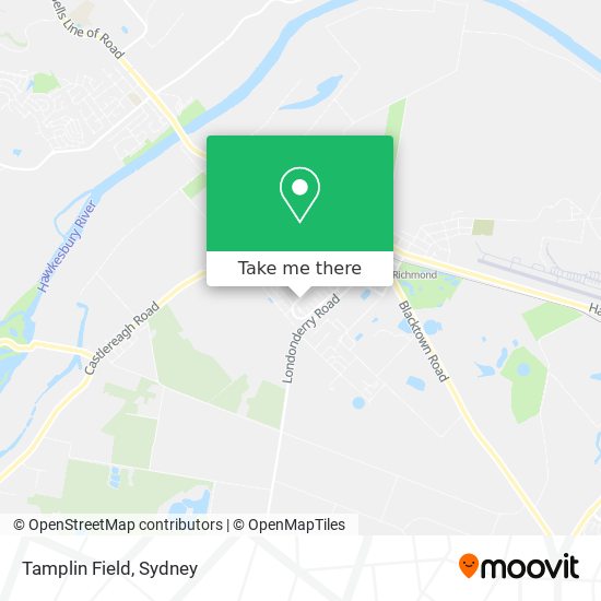 Mapa Tamplin Field