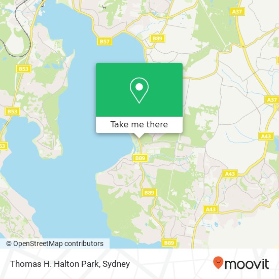 Thomas H. Halton Park map