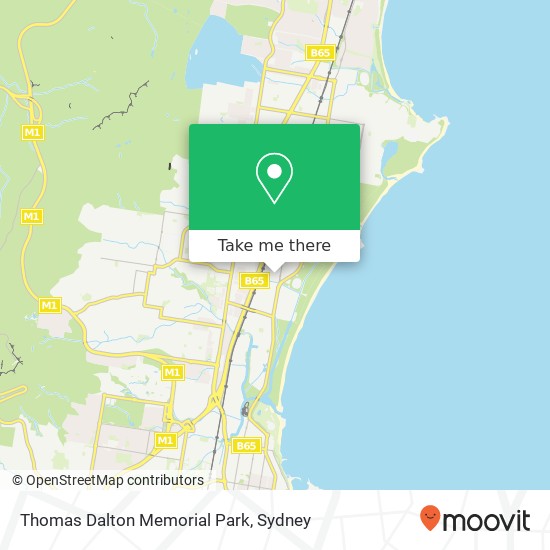 Thomas Dalton Memorial Park map