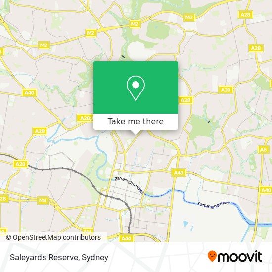 Saleyards Reserve map