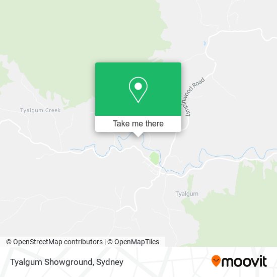 Tyalgum Showground map