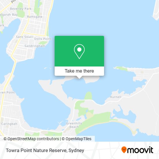 Towra Point Nature Reserve map