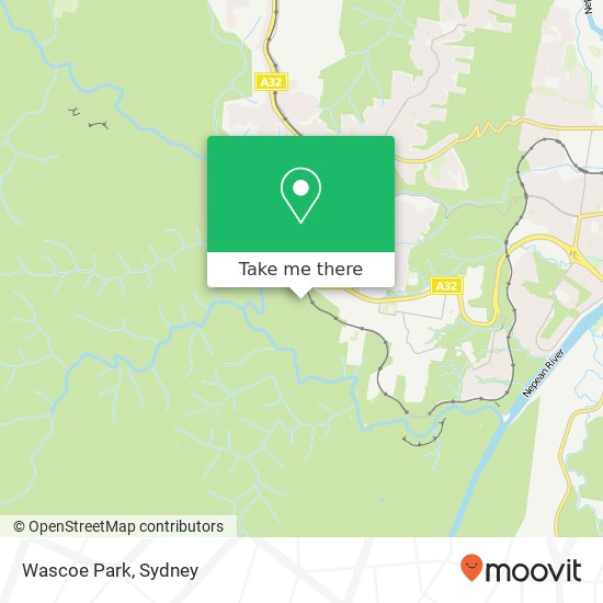 Wascoe Park map