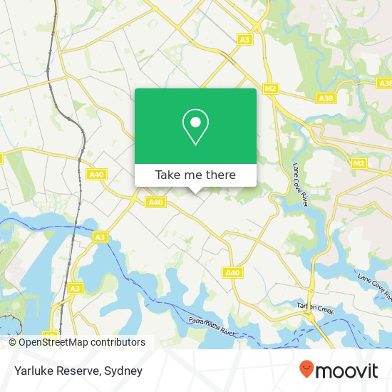 Yarluke Reserve map