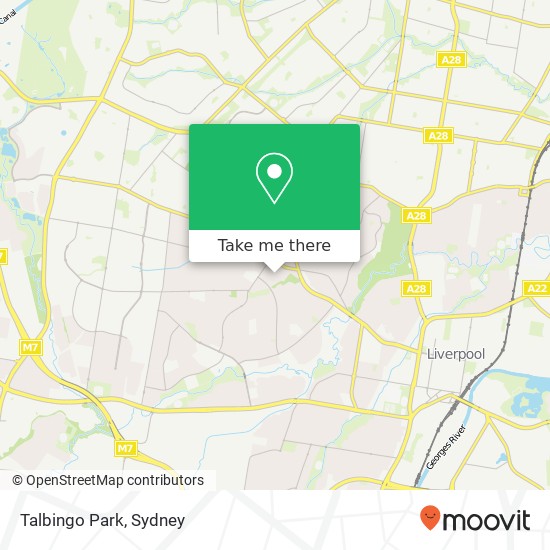 Talbingo Park map