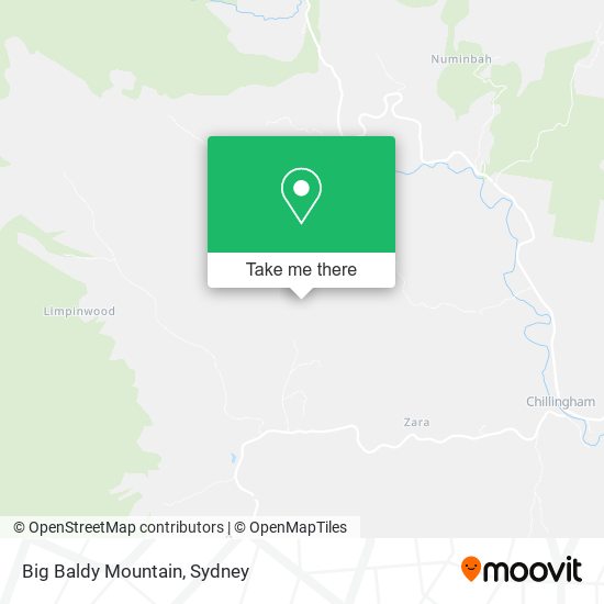 Big Baldy Mountain map