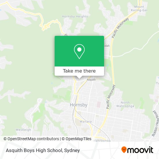 Asquith Boys High School map