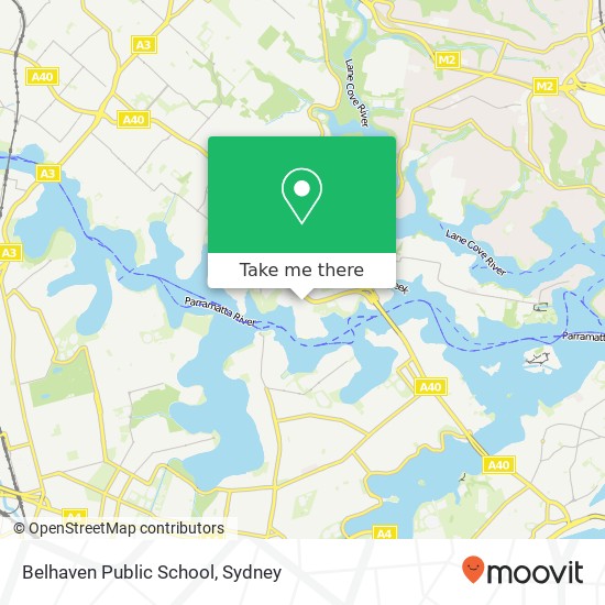 Belhaven Public School map