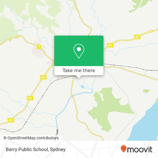 Berry Public School map