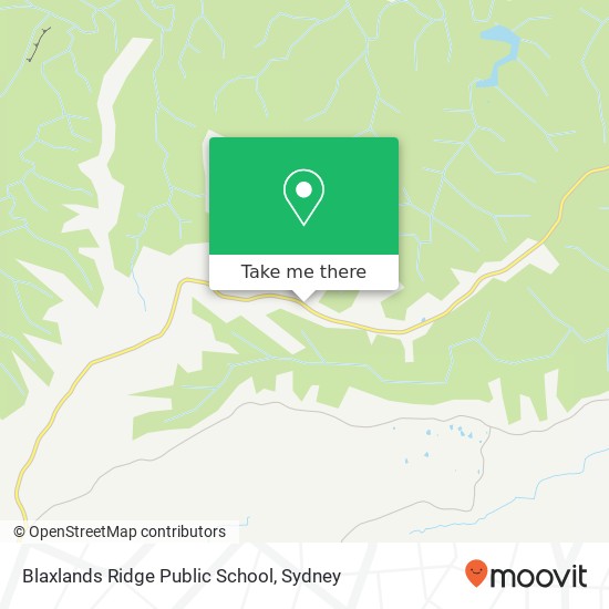 Mapa Blaxlands Ridge Public School