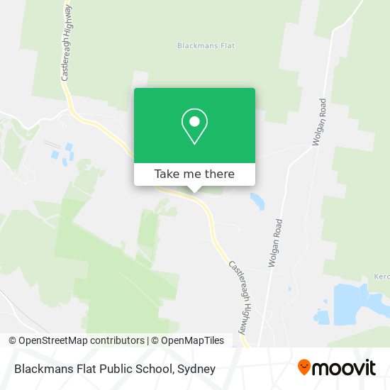 Blackmans Flat Public School map