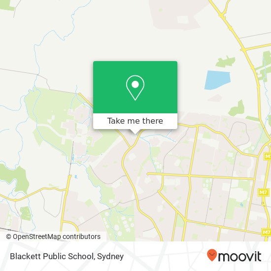 Blackett Public School map