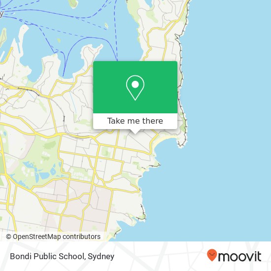 Bondi Public School map