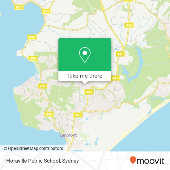 Floraville Public School map