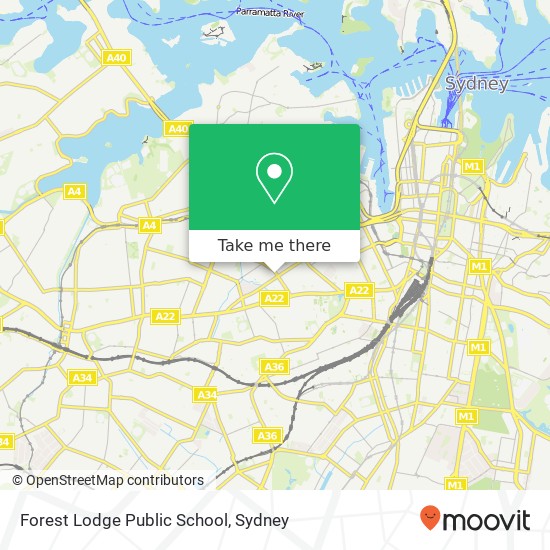 Forest Lodge Public School map