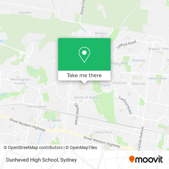 Dunheved High School map