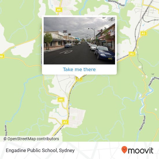 Engadine Public School map