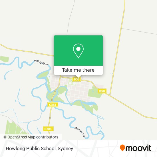 Mapa Howlong Public School