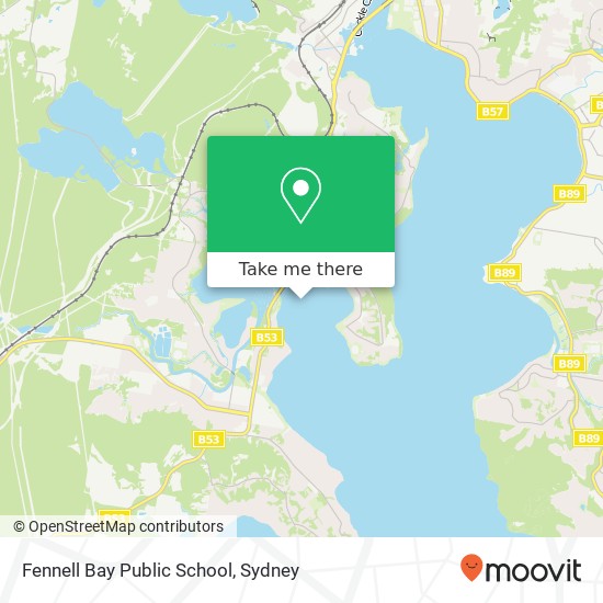 Fennell Bay Public School map