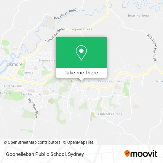 Mapa Goonellebah Public School