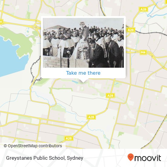 Greystanes Public School map