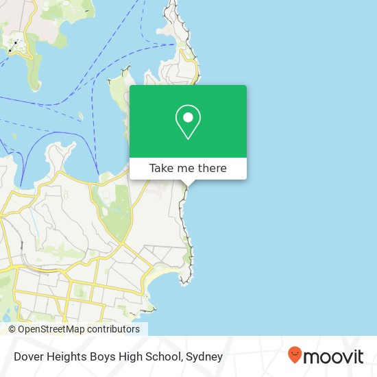 Dover Heights Boys High School map