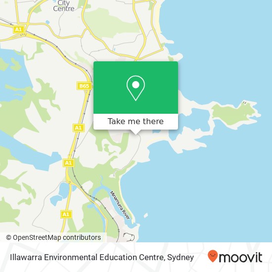 Mapa Illawarra Environmental Education Centre