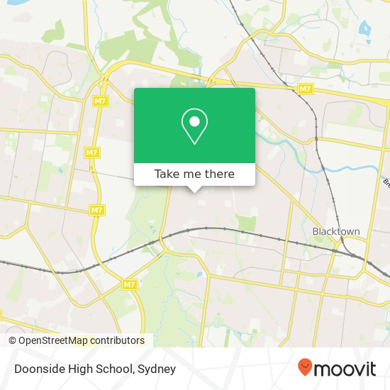 Doonside High School map