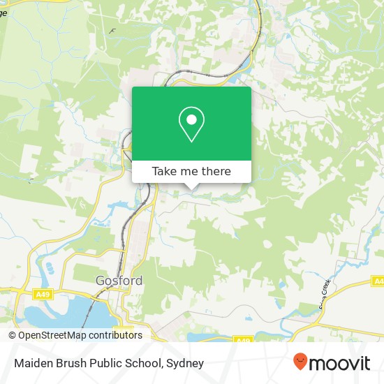 Maiden Brush Public School map