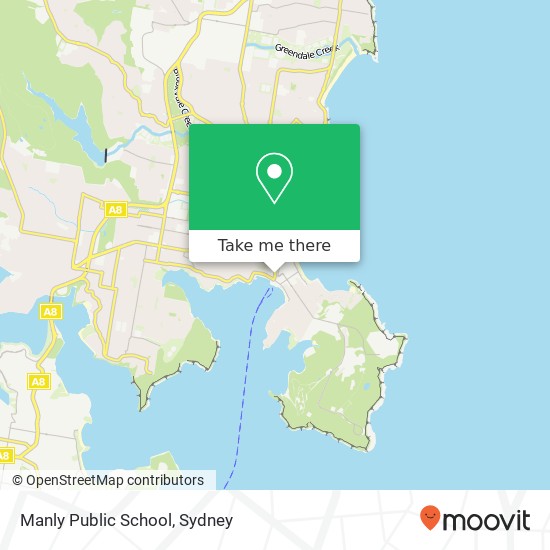 Manly Public School map