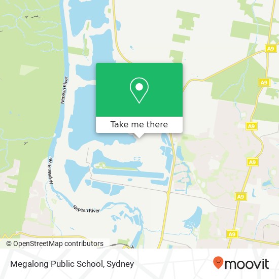 Megalong Public School map