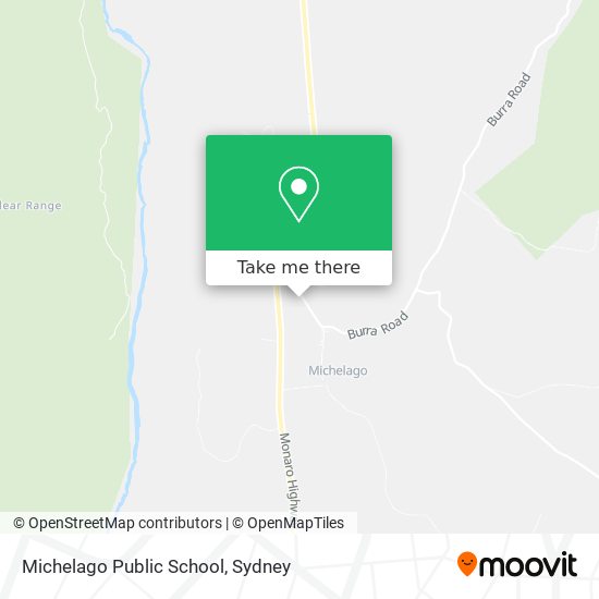 Mapa Michelago Public School