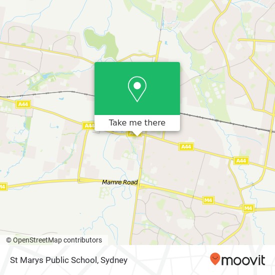 Mapa St Marys Public School