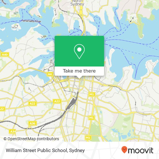 Mapa William Street Public School