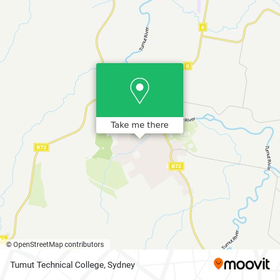 Tumut Technical College map