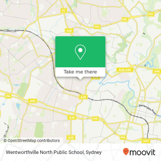 Wentworthville North Public School map