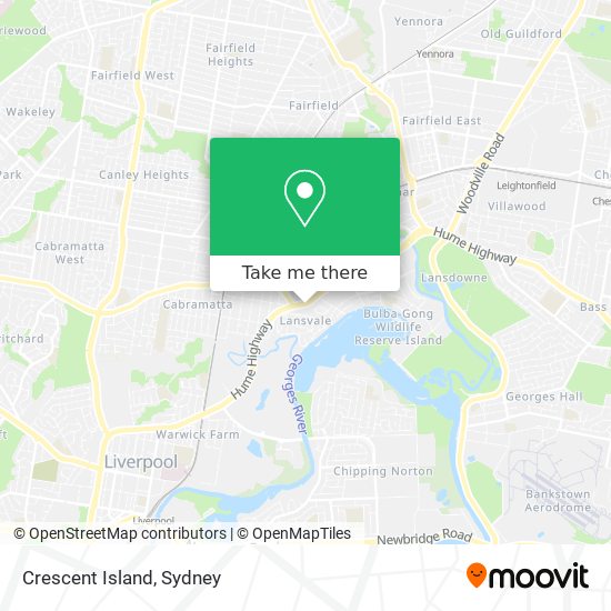 Crescent Island map