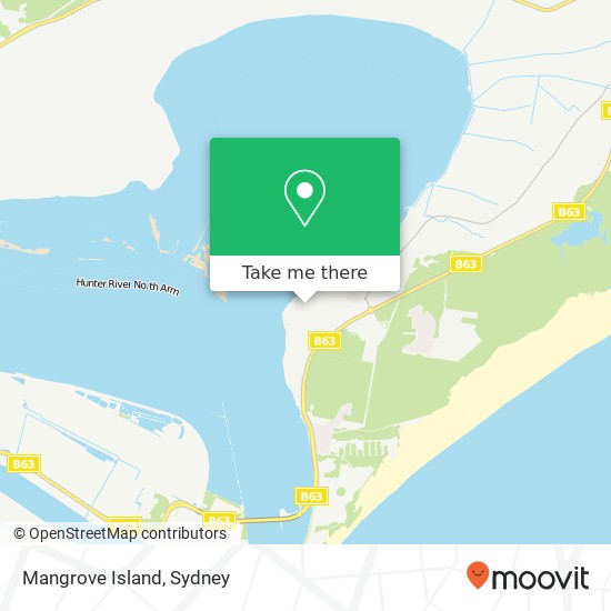 Mangrove Island map