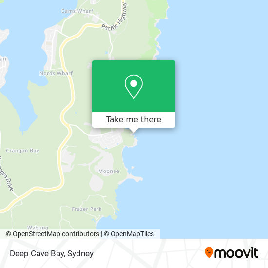 Mapa Deep Cave Bay