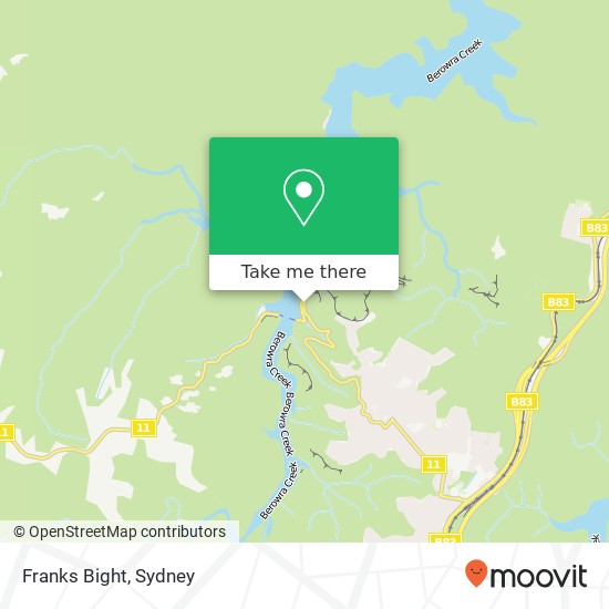 Franks Bight map