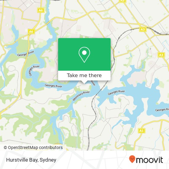 Hurstville Bay map