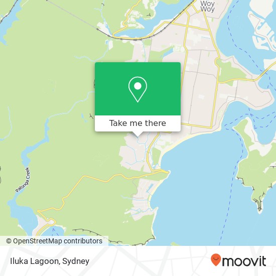 Iluka Lagoon map