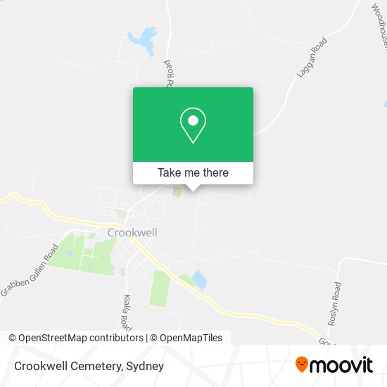 Crookwell Cemetery map