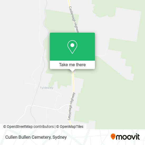 Cullen Bullen Cemetery map