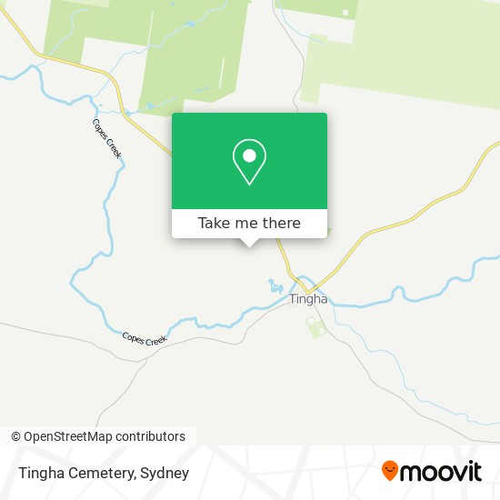 Tingha Cemetery map