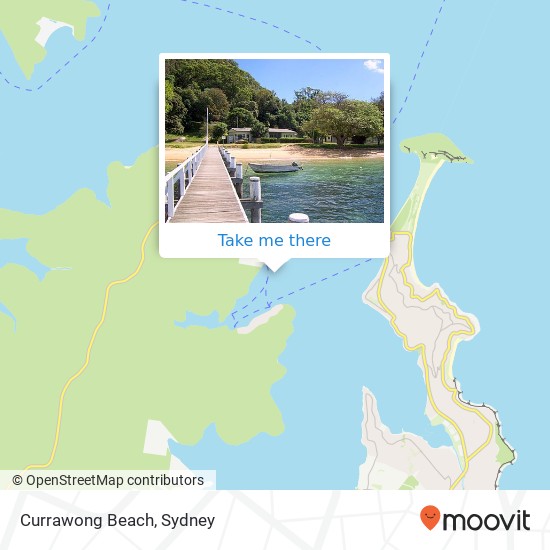 Currawong Beach map