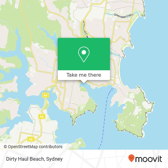 Mapa Dirty Haul Beach
