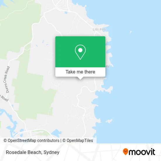 Rosedale Beach map
