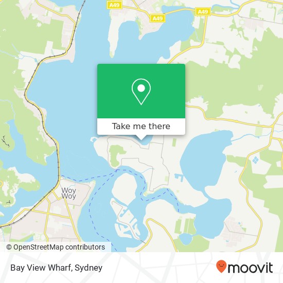 Bay View Wharf map