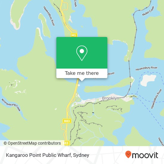 Kangaroo Point Public Wharf map